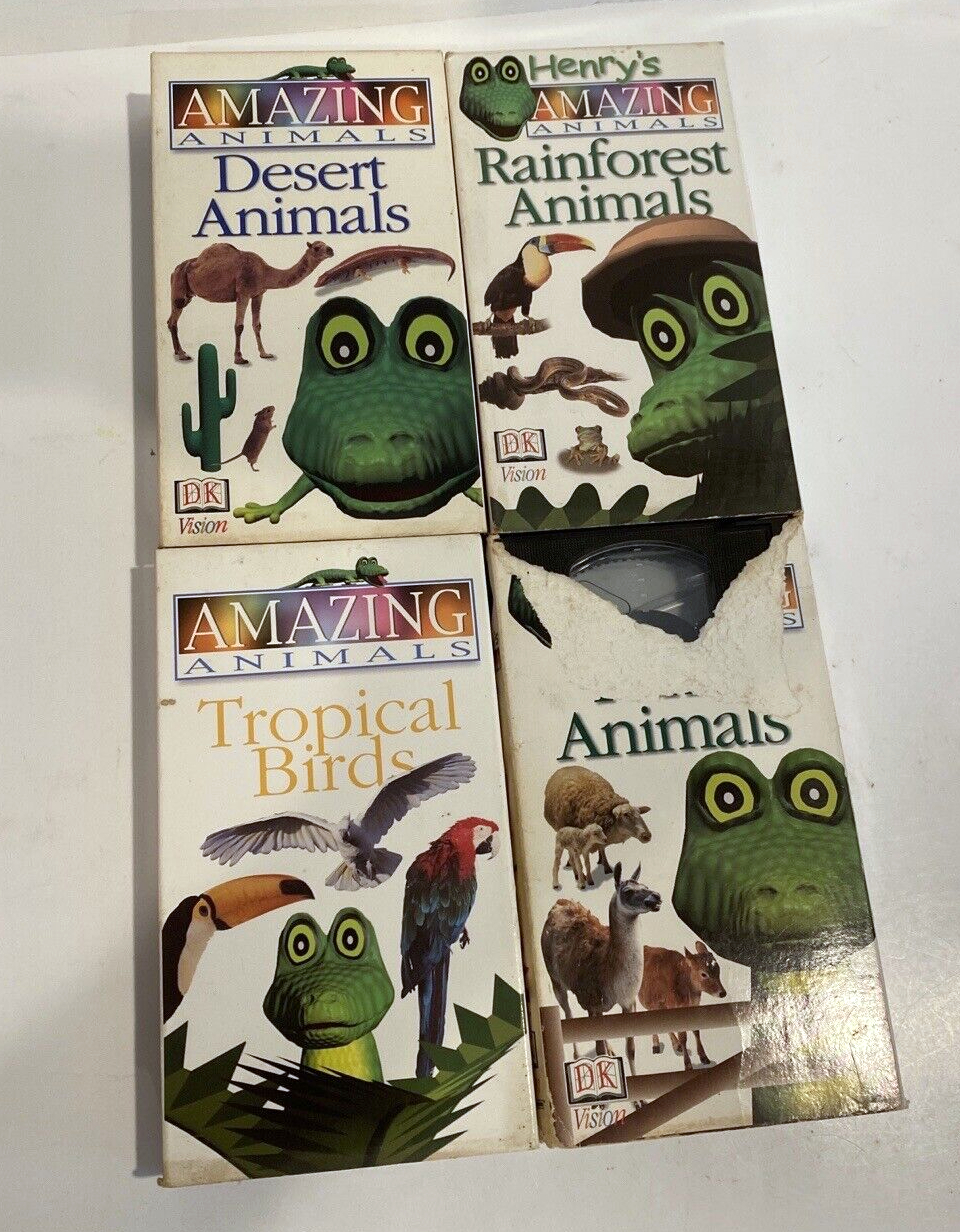 Amazing Animals Vhs Series Fonts In Use